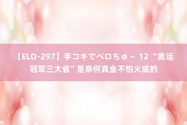 【ELO-297】手コキでベロちゅ～ 12 “奥运冠军三大省”是奈何真金不怕火成的