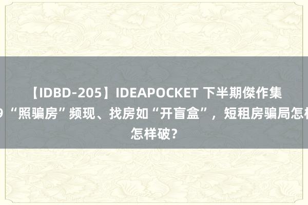 【IDBD-205】IDEAPOCKET 下半期傑作集2009 “照骗房”频现、找房如“开盲盒”，短租房骗局怎样破？